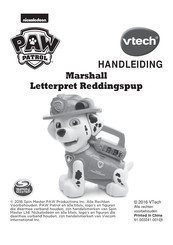 VTech Marshall Letterpret Reddingspup Handleiding