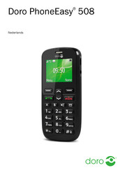 Doro PhoneEasy 508 Gebruikershandleiding