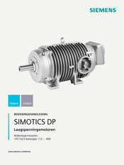 Siemens SIMOTICS DP 1PC1423 AH Series Bedieningshandleiding