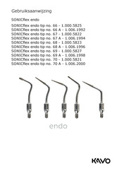 KaVo SONICflex endo 69 A Gebruiksaanwijzing