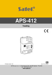 Satel APS-412 Gebruiksaanwijzing