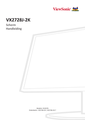 ViewSonic VX2728J-2K Handleiding