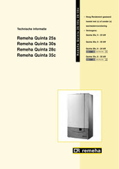 REMEHA Quinta 30S Technische Handleiding