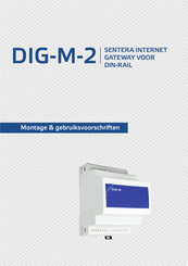 Sentera Controls DIG-M-2 Series Montagehandleiding