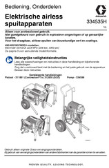 Graco 495EU Bediening, Onderdelen, Reparatie