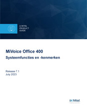 Mitel Mivoice office 400 Gebruiksaanwijzing