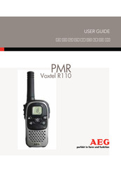 AEG PMR Voxtel R110 Gebruiksaanwijzing