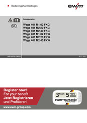 EWM Wega 401 M2.40 FKG Bedieningshandleidingen