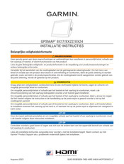 Garmin GPSMAP 8X24 Installatie-Instructies