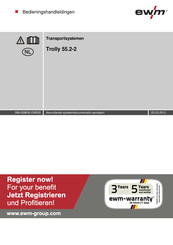 EWM Trolly 55.2-2 Bedieningshandleidingen