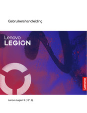 Lenovo Legion 9i Gebruikershandleiding