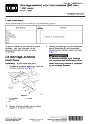 Toro T4240 Installatie-Instructies