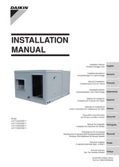 Daikin UATYQ450MBY1 Installatiehandleiding