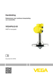 Vega VEGAPULS 63 Handleiding