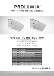 PROLUMIA Pro-Fit Semi 40010330 Gebruiksaanwijzing