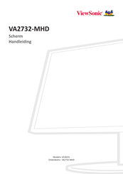 ViewSonic VA2732-MHD Handleiding