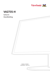 ViewSonic VS19419 Handleiding