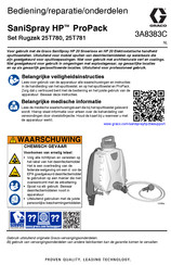 Graco 25T781 Bediening, Onderdelen, Reparatie