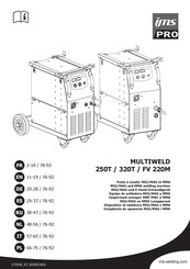 Ims Pro MULTIWELD 250T Gebruiksaanwijzing