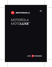 Motorola MOTOLUXE Handleiding