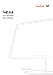 ViewSonic VG2448 Handleiding