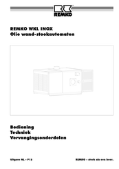 REMKO WKL INOX Bedieningshandleiding