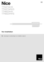 Nice TTN6024RHS Installatiehandleiding