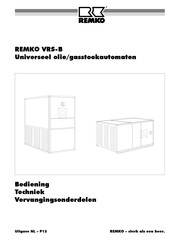 REMKO VRS 450-B Bedieningshandleiding