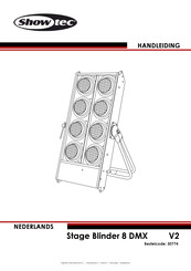 SHOWTEC Stage Blinder 8 DMX Handleiding