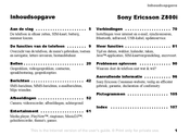 Sony Ericsson Z800i Gebruiksaanwijzing