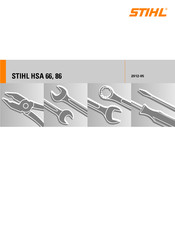 Stihl HSA 66 Gebruiksaanwijzing