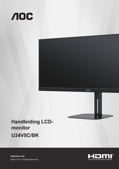 AOC U34V5C/BK Handleiding