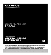 Olympus LS-20M Instructies