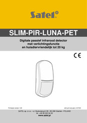 Satel SLIM-PIR-LUNA-PET Handleiding