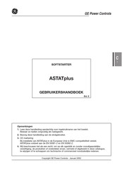 GE ASTATplus Gebruikershandboek