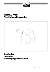 REMKO OLB Series Bedieningshandleiding