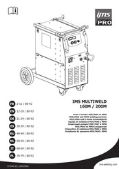 ims PRO IMS MULTIWELD 160M Gebruiksaanwijzing