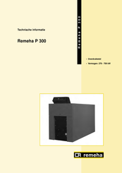 REMEHA P 300 Technische Handleiding