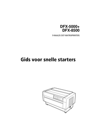 Epson DFX-5000+ Gids Voor Een Snelle Start