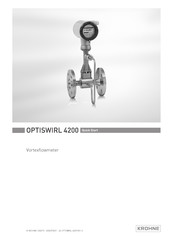 KROHNE OPTISWIRL 4200 Snelle Start