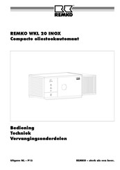 REMKO WKL 20 INOX Bedieningshandleiding