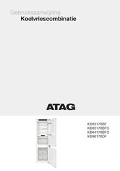 Atag KD86178DF Gebruiksaanwijzing