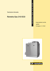 Remeha Gas 310 ECO Technische Handleiding