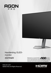 AOC AGON PRO AG276QZD Handleiding