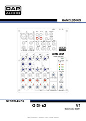 DAP Audio D2281 Handleiding