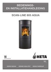 Heta Scan-Line 805 Aqua Bedienings- En Installatiehandleiding