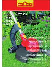 Wolf Garten Blue Power GTE 848 Handleiding