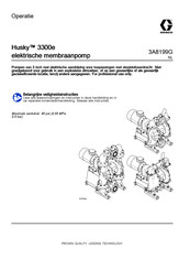 Graco Husky 3300e Bedieningshandleiding