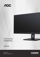 AOC U34E2M Handleiding