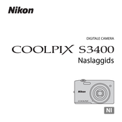 Nikon COOLPIX S3400 Naslaggids